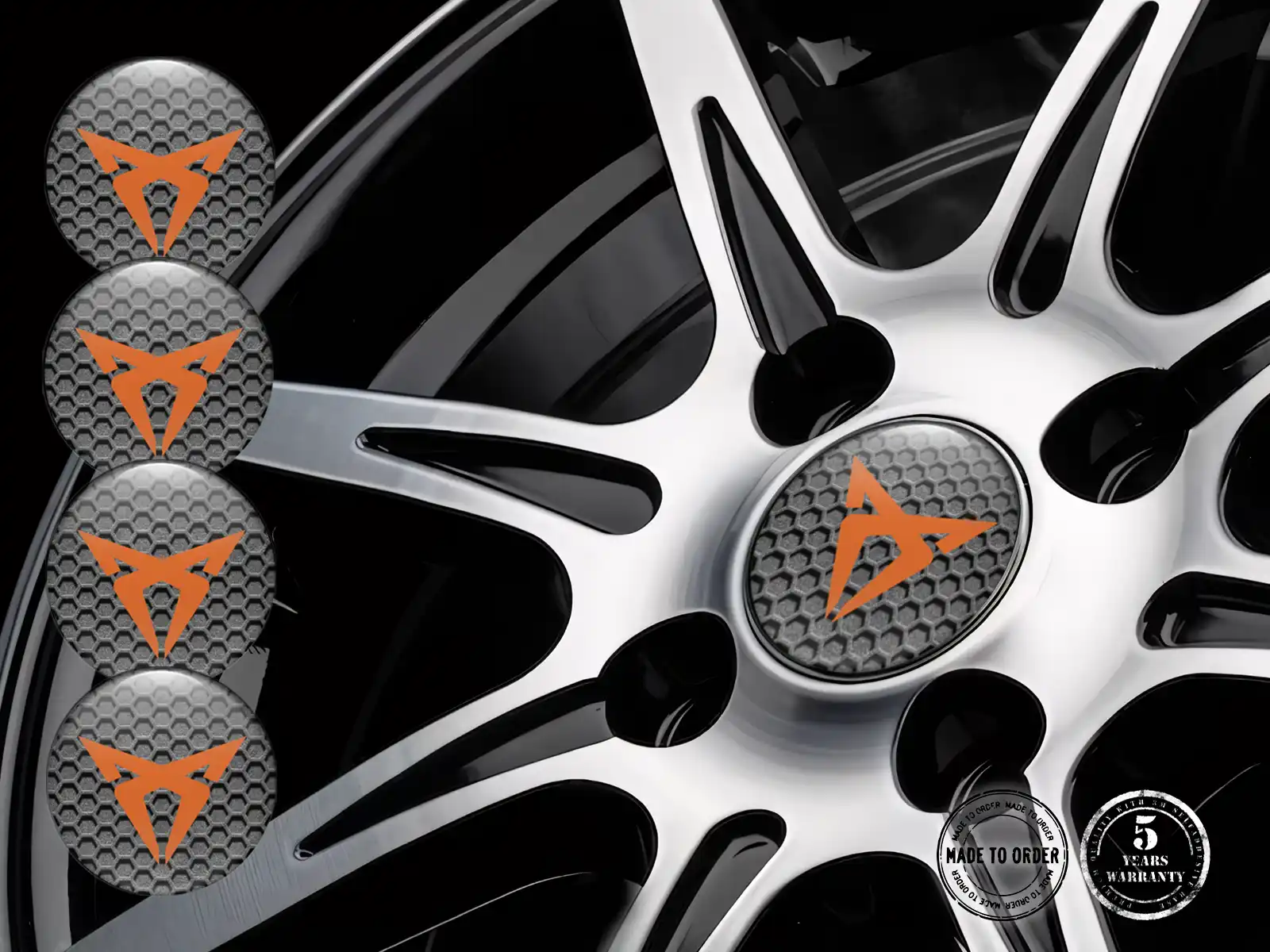Seat Cupra Raddekal Ausgabe Rennsport-Silikon-Aufkleber